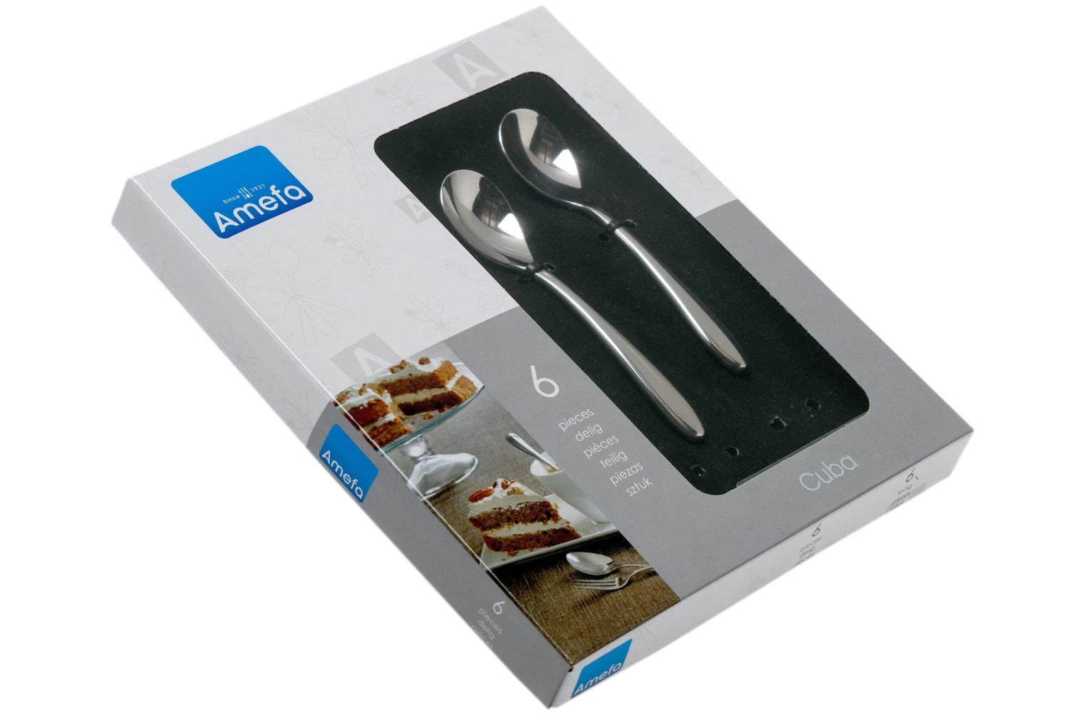 Amefa Cuba 1120 Cuillères à Moka, 6 Pièces – Image 4