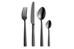 Amefa Felicity 3319 Set De Couverts 24 Pièces, Noir