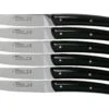 Claude Dozorme Le Thiers Coffret De Couteaux à Steak, 6 Pièces, Noir Poli