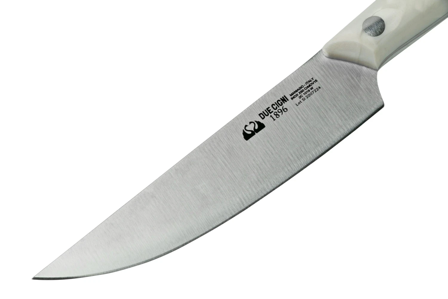 Due Cigni 1896 America 2C1019WSET4, Set De 4 Couteaux à Steak, Blanc – Image 3