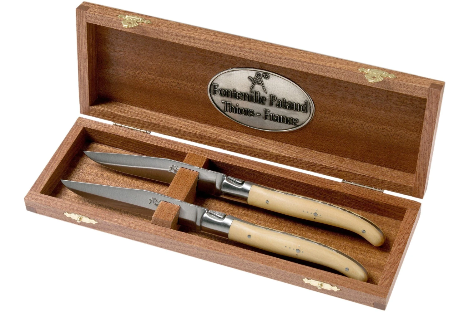 Fontenille Pataud Laguiole Set De 2 Couteaux Ă Steak Buis, LTC2LB â Image 7