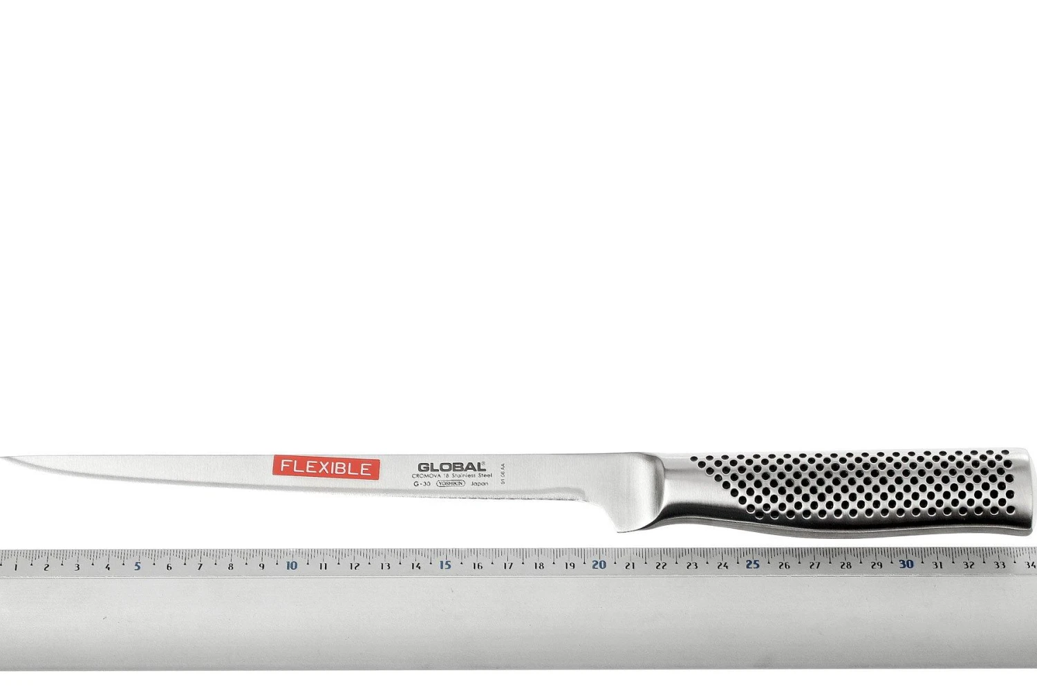 Global G30 Couteau à Filet Suédois Flexible 21 Cm – Image 4