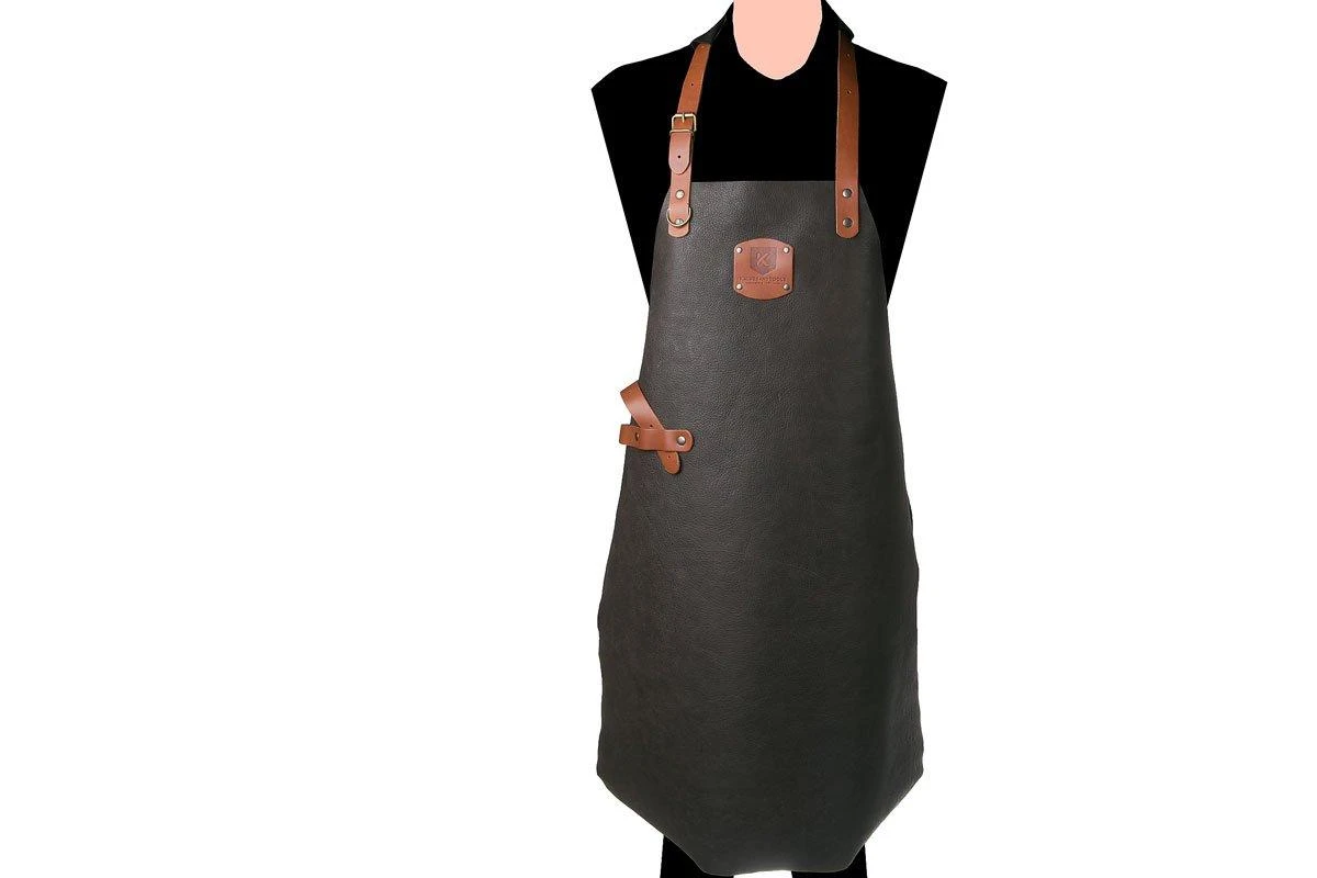 Knivesandtools Tablier En Cuir, Utah Choco 82cm