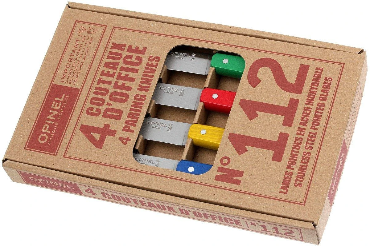 Opinel Set De 4 Couteaux D'office N°112 Classiques â Image 9