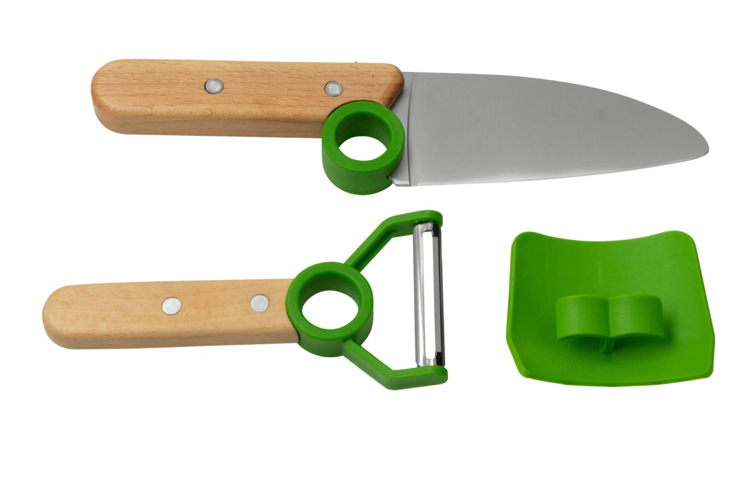 Opinel Le Petit Chef 002577 Set De Couteaux De Cuisine, Vert – Image 2