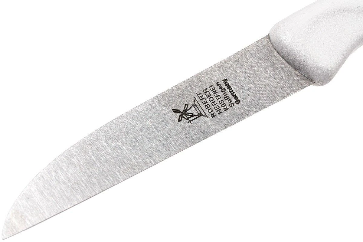 Robert Herder Couteau à éplucher Straight Classic Inox, Blanc, 8,5 Cm – Image 3