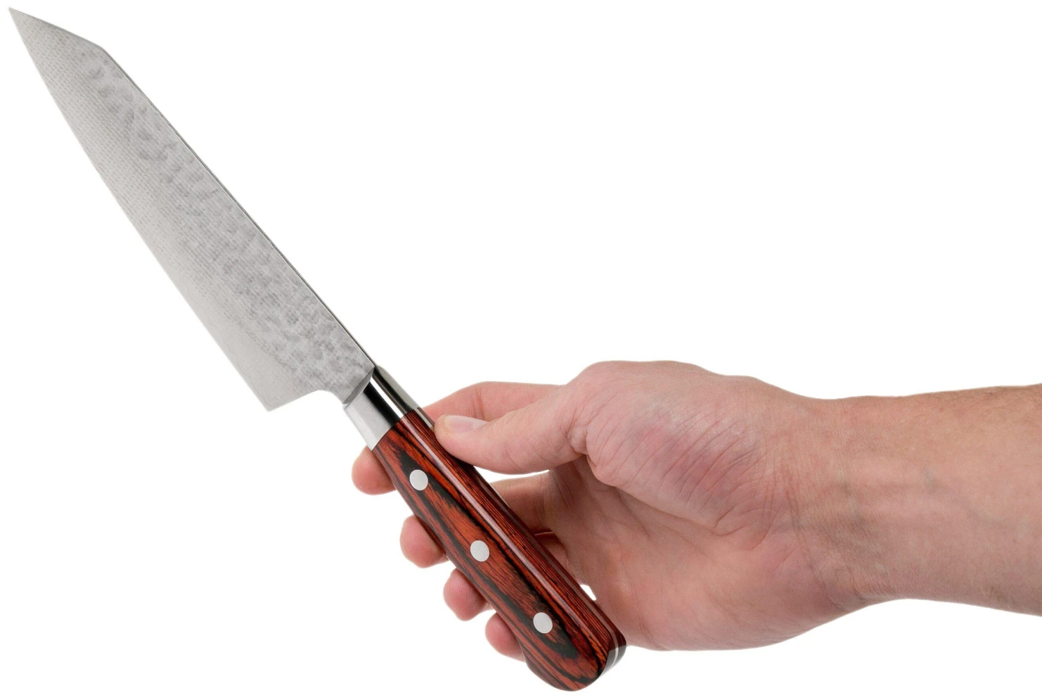 Sakai Takayuki 33-Layer Damascus Kengata 16 Cm Bois Mahonie, 07399 – Image 6