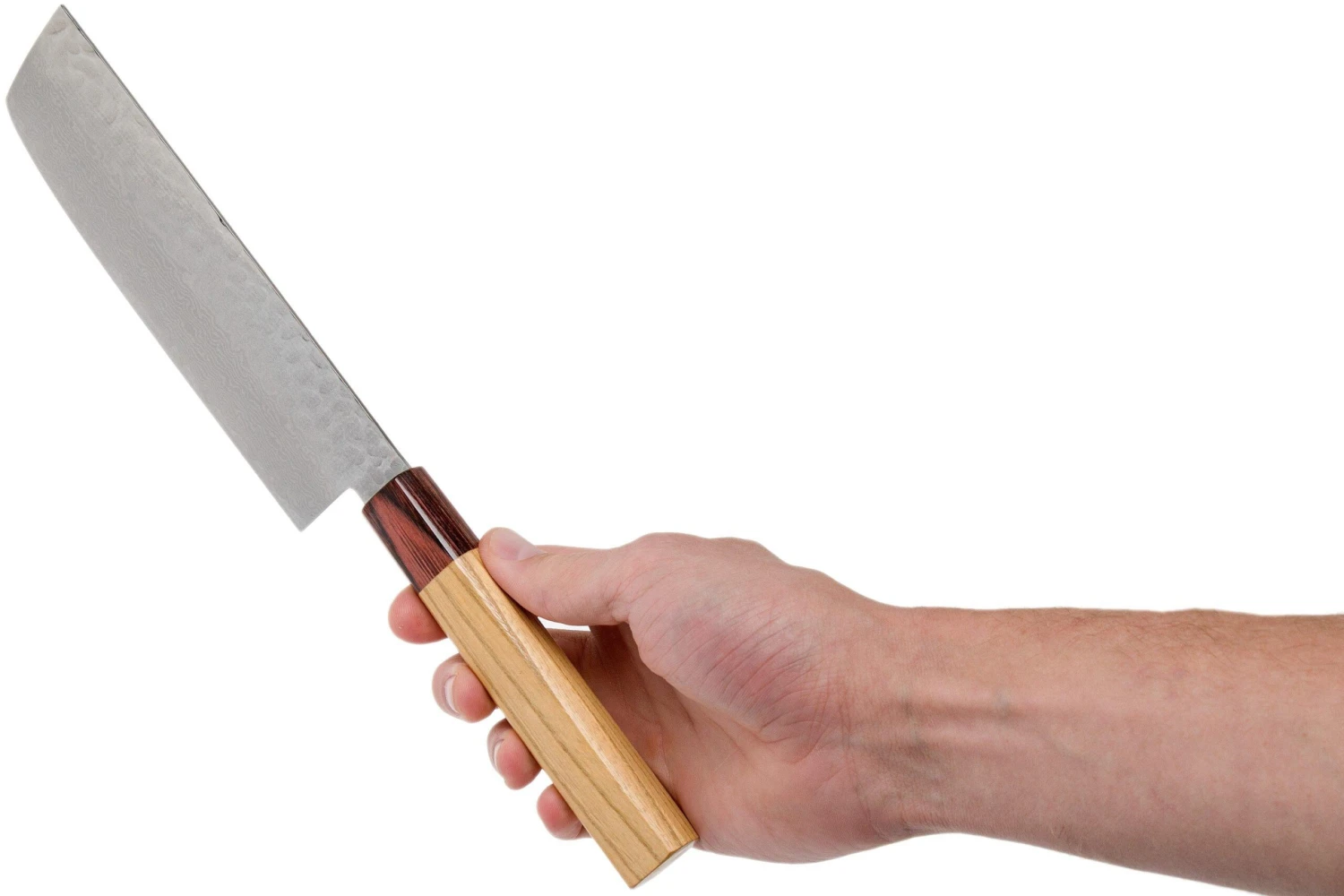 Sakai Takayuki Nakiri 33-Layer Damascus Hammered WA 16 Cm â Image 6