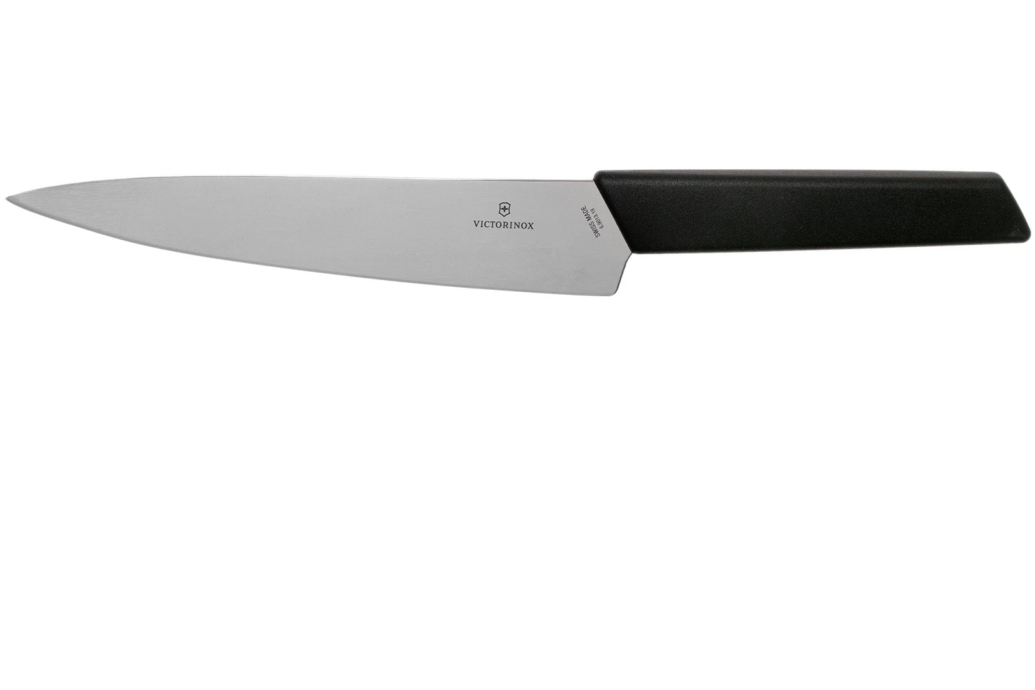 Victorinox 6.9013.19B Couteau à Viande, 19 Cm, Noir
