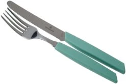 Victorinox Swiss Modern 6.9096.11W41.12, Ménagère 12 Pièces Avec Couteau à Tomate, Vert