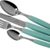 Victorinox Swiss Modern 6.9096.12W41.24, Ménagère 24 Pièces Avec Couteau à Steak, Vert
