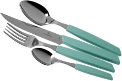 Victorinox Swiss Modern 6.9096.12W41.24, Ménagère 24 Pièces Avec Couteau à Steak, Vert