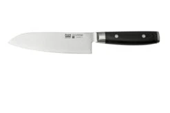 Yaxell Ran 36057, Set De Couteaux 2 Pièces, Couteau Santoku 16,5 Cm Et Aiguiseur à Couteaux
