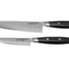 Yaxell Tsuchimon 36753, Set Cadeau 3 Pièces : Couteau De Chef, Couteau Universel Et Aiguiseur